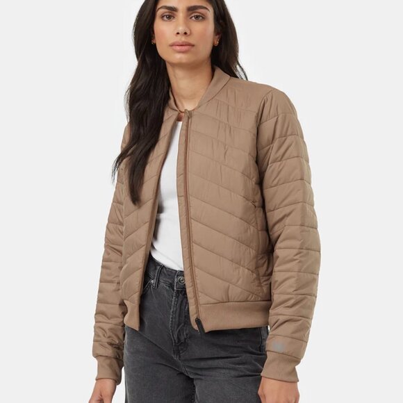 LIKE NEW - tentree Cloud Shell Bomber Jacket - Picture 1 of 6